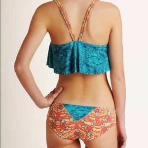 Maaji Flounce Crop Top Bikini Reversible Bottom